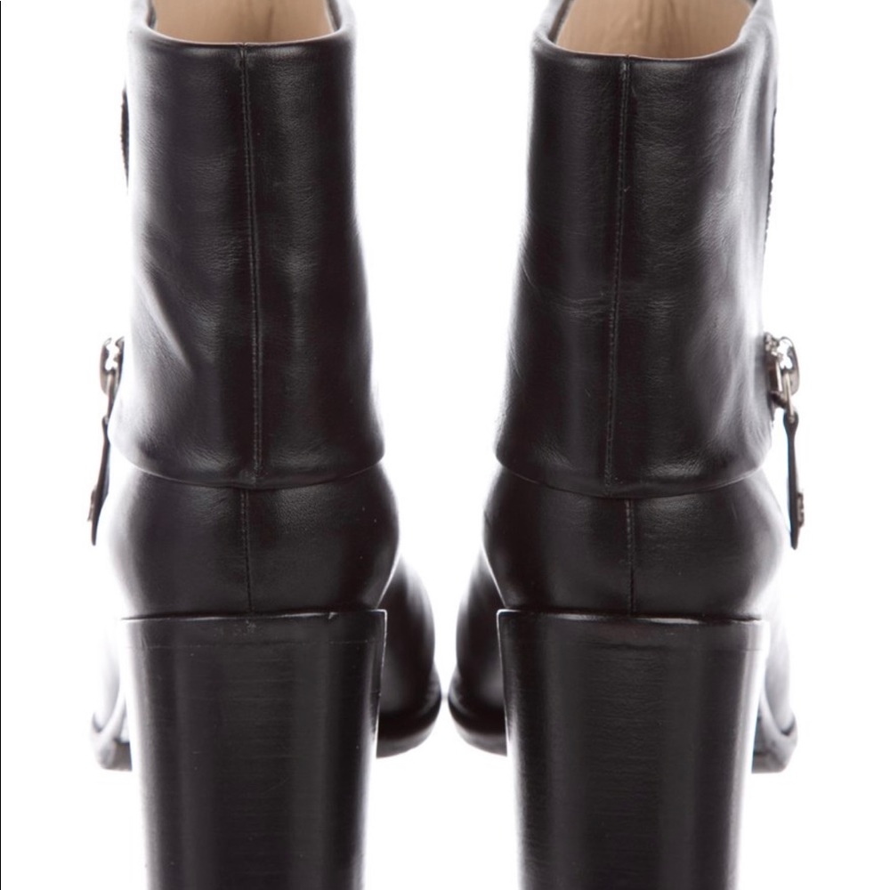 Chanel CC Leather Ankle Boots - Picture 5 of 5